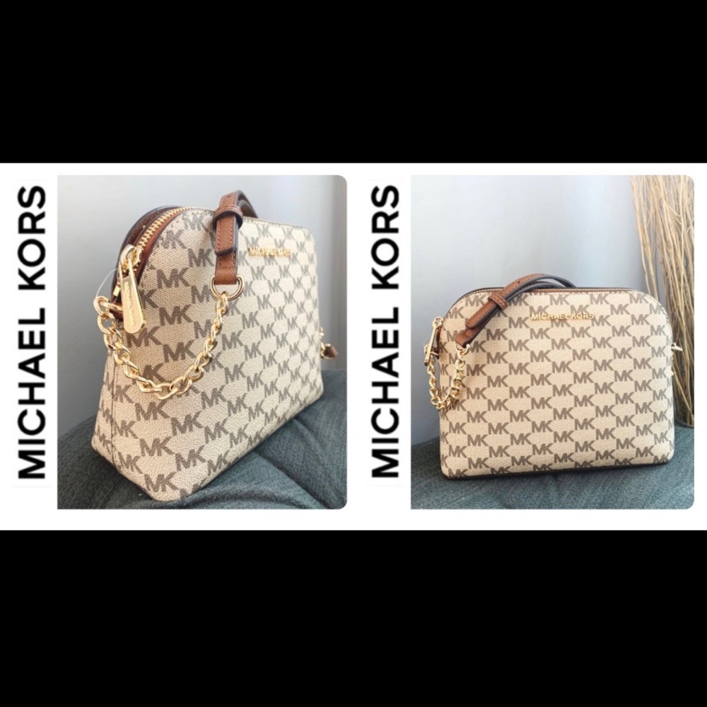 NWT authentic MK monogram Cindy dome crossbody
